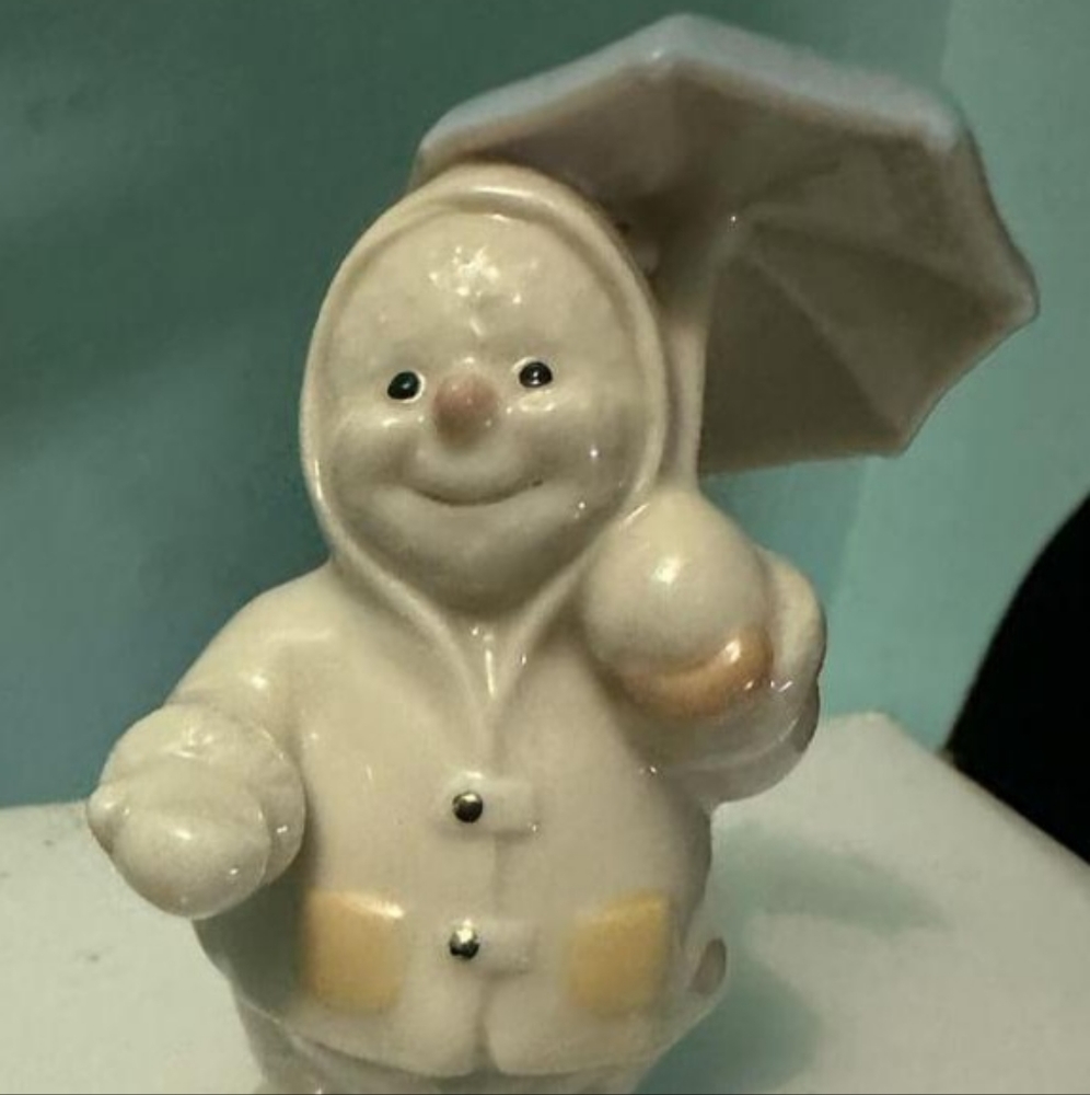 Lenox Snowman with Umbrella